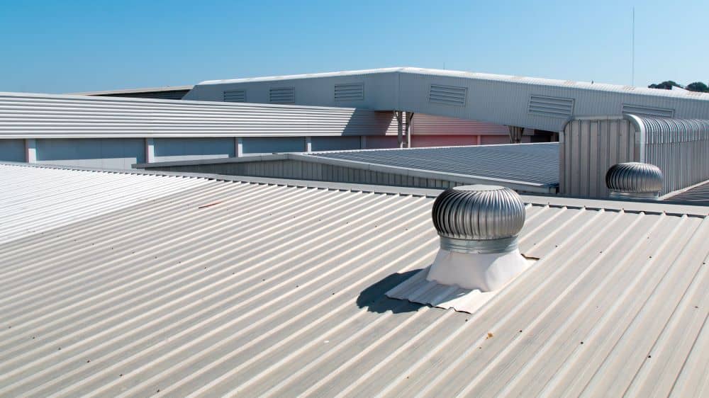 Commercial roofs are typically flat but require more inspections and upkeep than residential roofs.