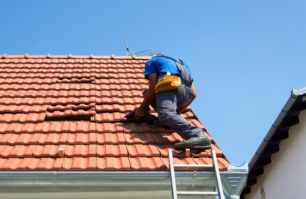 storm damaged roof